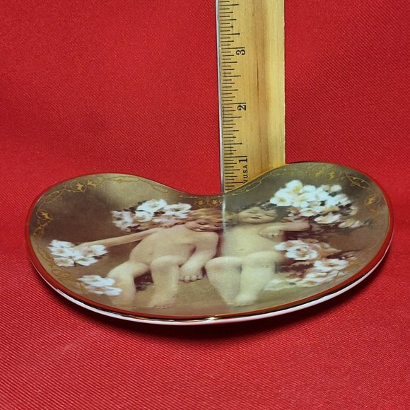 Vintage Bradford Exchange Enchanting Dreams Heart Decorative Plate No 073A 1997 - Picture 10 of 15